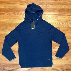 NWT Rodd & Gunn Navy Sweater with Hood, Men's S